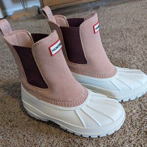 Hunter women's sutton waterproof leather boots size 8 - NEW